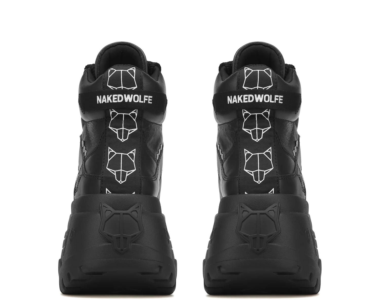 Giay Naked Wolfe Radiant 'Black Leather'