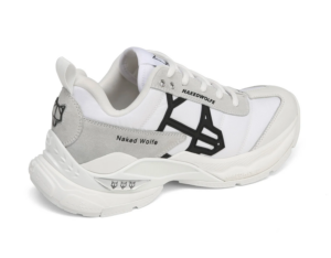 Giay Naked Wolfe Society 'White Nylon'
