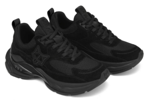 Giay Naked Wolfe Super 'Double Black Suede'