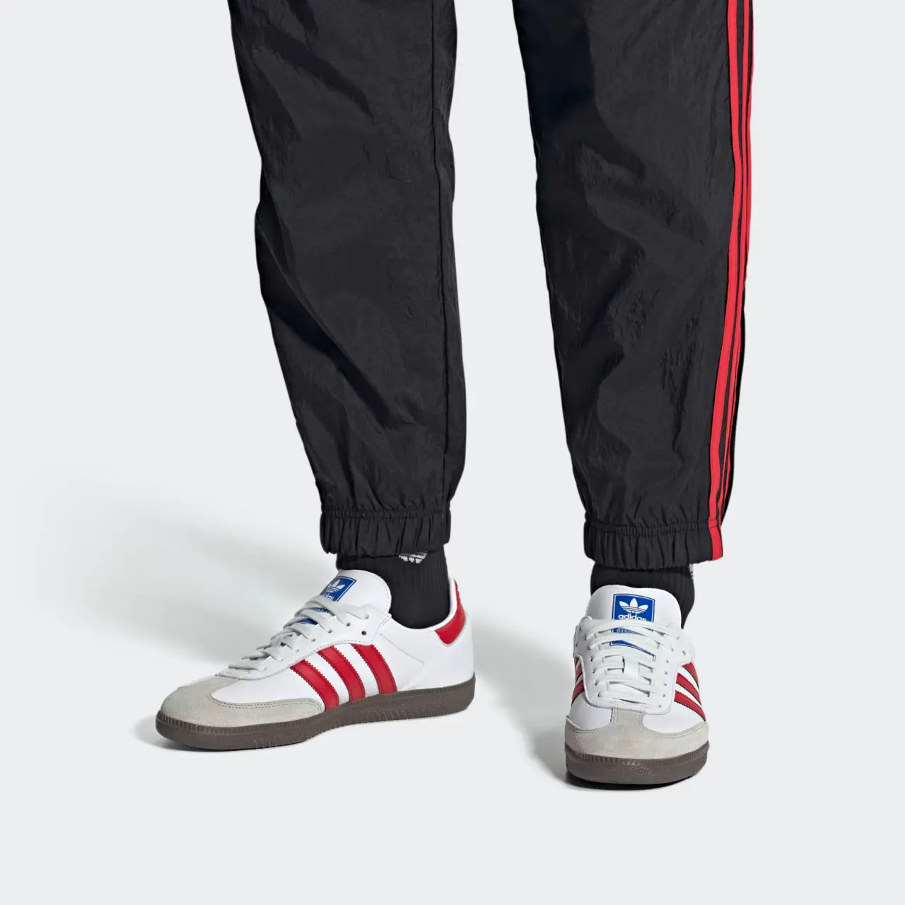 Giay Adidas Samba OG 'White Better Scarlet' IG1025