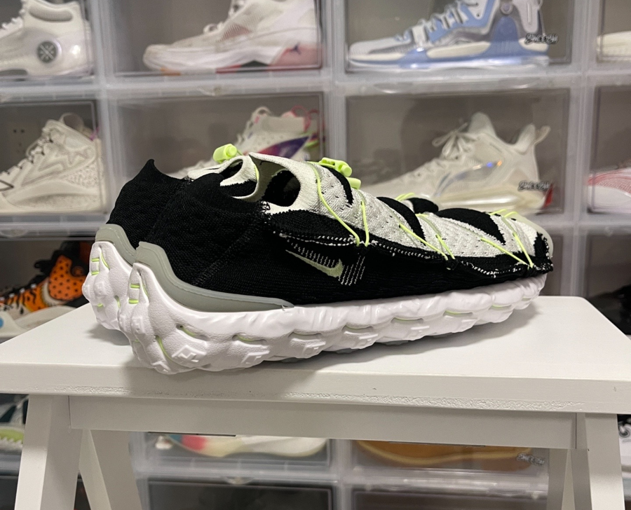 Giay Nike ISPA Mindbody 'Black White Barely Volt' DH7546-002