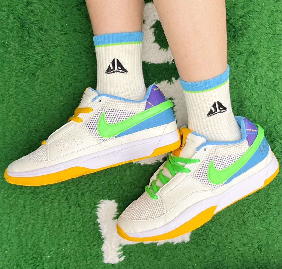 Giay Nike Ja 1 EP Phantom 'Action Green' DR8786-001