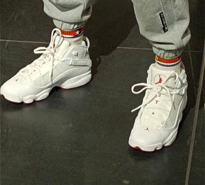 Giay Nike Air Jordan 6 Rings 'White Red' 322992-116