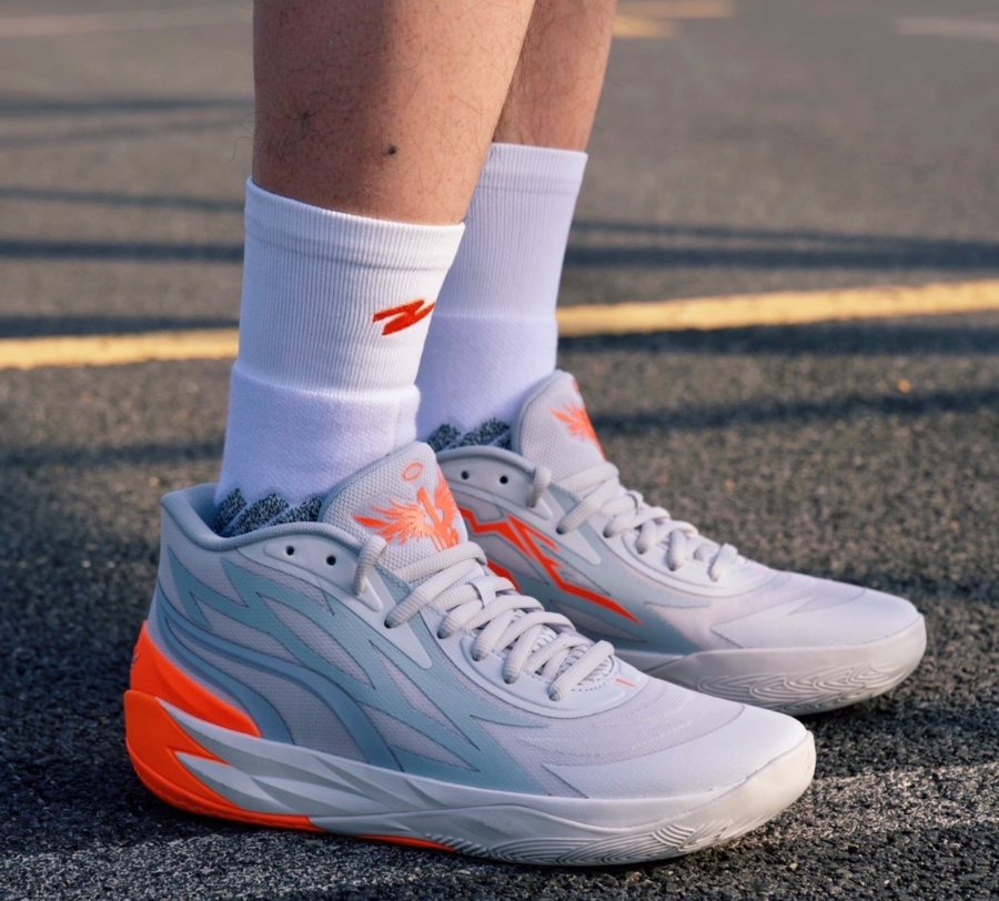 Giay Puma MB.02 'Platinum Gray Ultra Orange' 378288-02