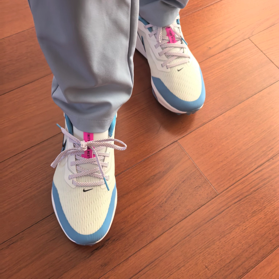 Alternative view of Giày Nike Air Zoom Infinity Tour Next% 'White Blue' DM8446-104