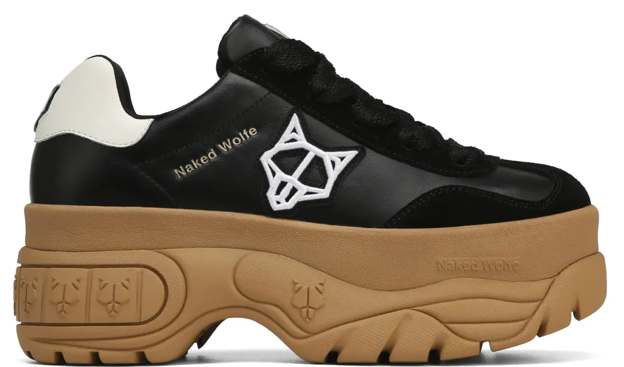 Giay Naked Wolfe Warrior 'Black Leather'