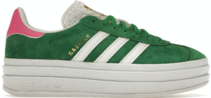 Giay Adidas Gazelle Bold 'Green Lucid Pink' IG3136