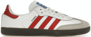 Giay Adidas Samba OG 'White Better Scarlet' IG1025