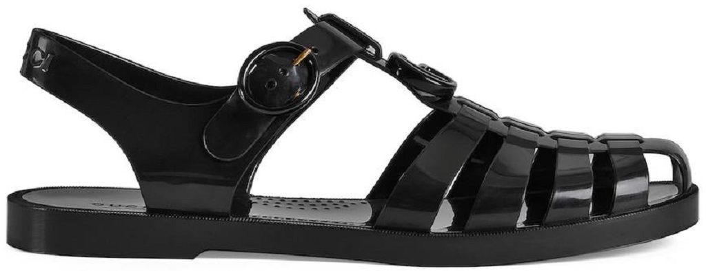 Dep Gucci Sandal With Double G 'Black' 674132-JFM00-1000