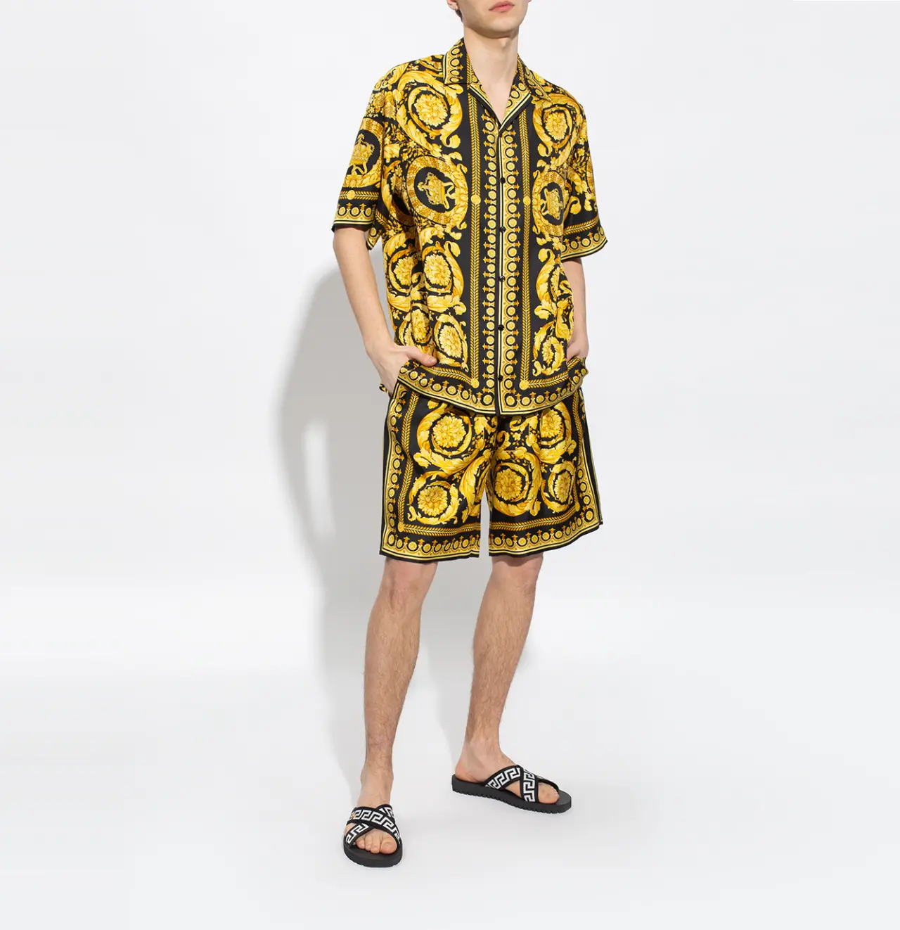 Dep Versace Black Patterned 'Black' DSU8569-DNS9C-2B02V