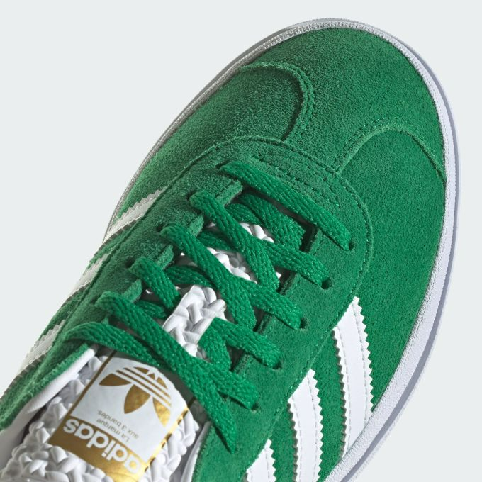 Giay Adidas Gazelle Bold 'Green Lucid Pink' IG3136