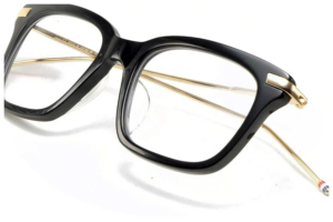 Kinh Thom Browne Optical Glasses 'Black Gold' TB-701-A-BLK-GLD-49