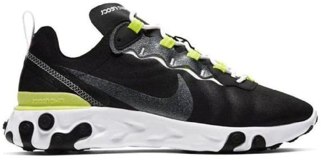 Giay Nike React Element 55 'Black Lemon Venom' CN3591-001