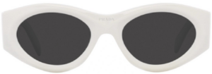 Kinh Prada Cat Eye Acetate Sunglasses 'White' PR20ZS1425S0