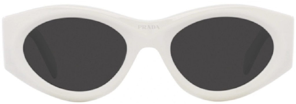 Kinh Prada Cat Eye Acetate Sunglasses 'White' PR20ZS1425S0