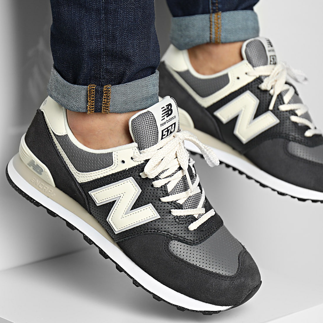 Giay New Balance NB 574 'Black' U574FB2