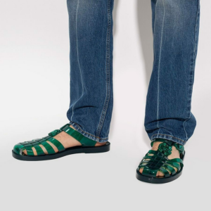 Dep Gucci Sandal With Double G 'Green' 674133-JFM00-8727