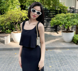 Kinh Prada Cat Eye Acetate Sunglasses 'White' PR20ZS1425S0