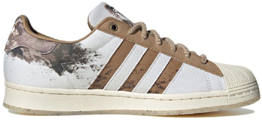 Giay Adidas Superstar 'White Brown' IG5976