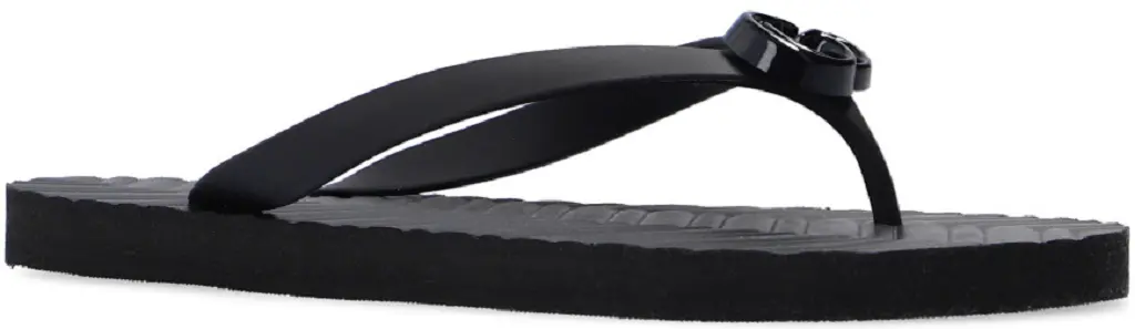 Dep Gucci Chevron Thong Sandal 'Black' 659229-J8710-1000