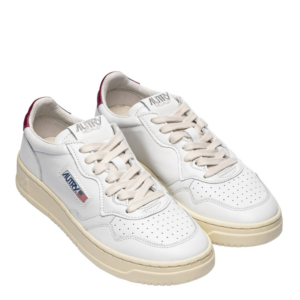 Giay Autry Medalist Low 'White Bordeaux' AULW-LL43