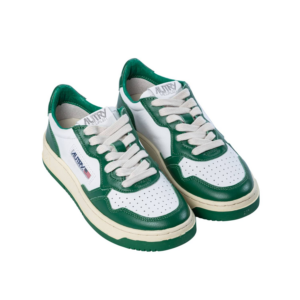 Giay Autry Medalist Low Leather 'Green White' AULW-WB03