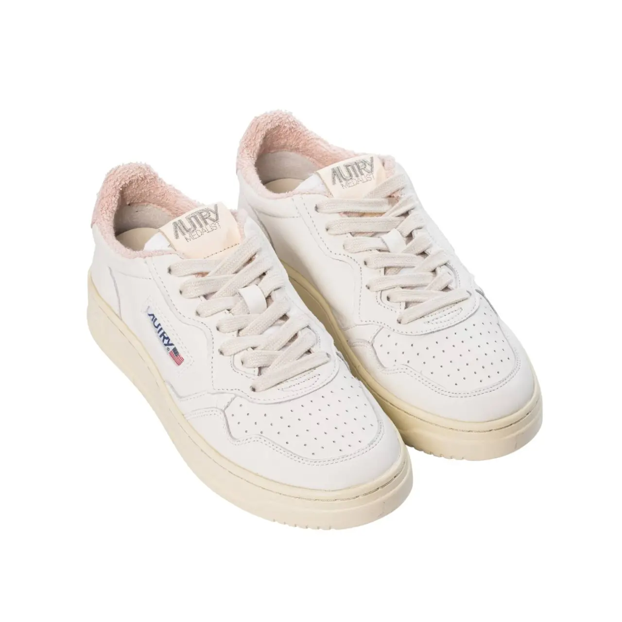 Giay Autry Medalist Low Leather 'White Powder' AULW-SP05