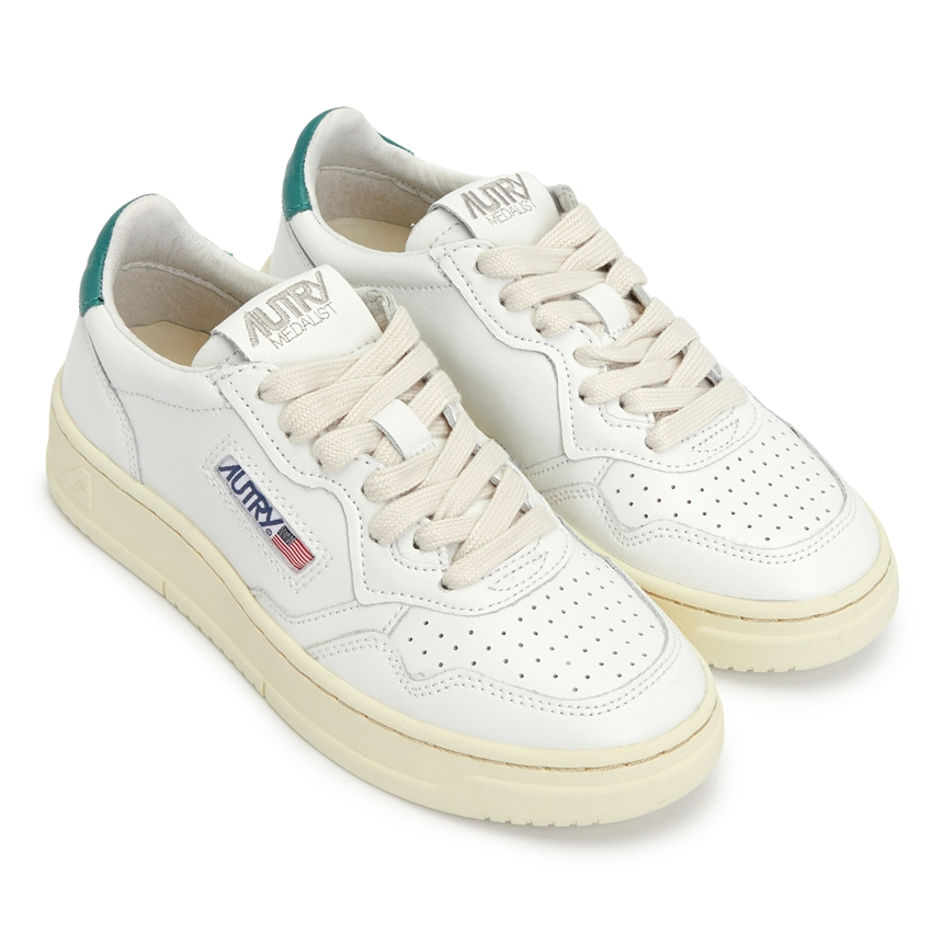 Giay Autry Medalist Low 'White Petrol Blue' AULW-LL44