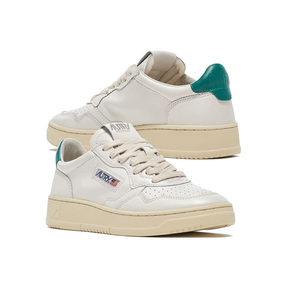 Giay Autry Medalist Low 'White Petrol Blue' AULW-LL44