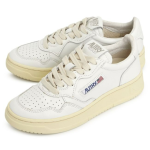 Giay Autry Medalist Low Leather 'White' AULW-LL15