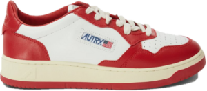 Giay Autry Medalist Low Leather 'Red White' AULM-WB02