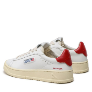 Giay Autry Dallas Low Leather 'White Red' ADLW-NW03