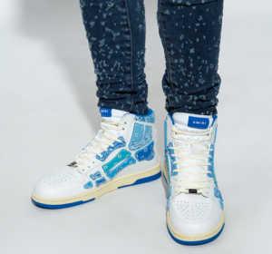 Giay Amiri Skel Top Hi 'Bandana White Blue' PS22MFS016-420