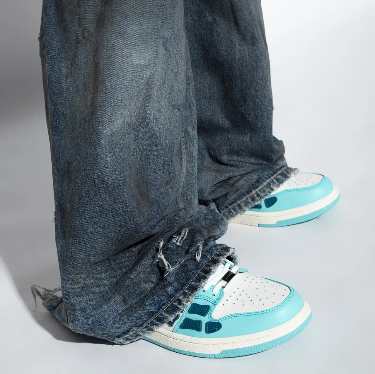 Giay Amiri Skel Low Top 'Blue' PF23WFS003-524