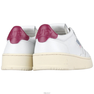 Giay Autry Medalist Low 'White Bordeaux' AULW-LL43