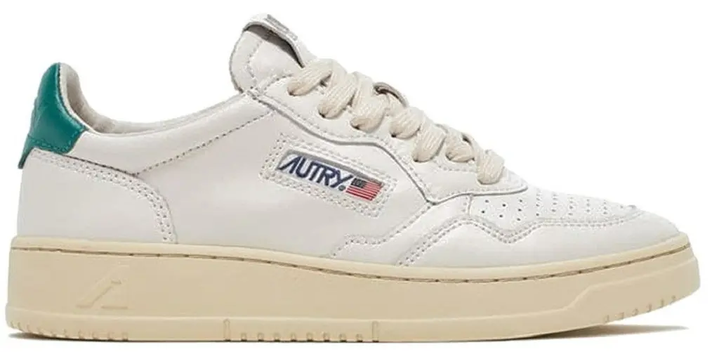 Giay Autry Medalist Low 'White Petrol Blue' AULW-LL44