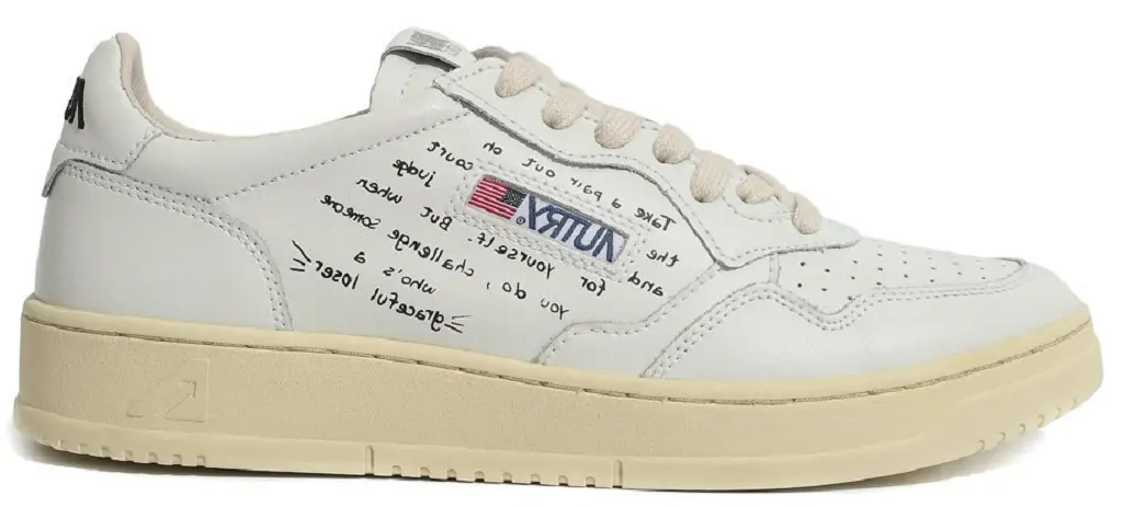 Giay Autry Medalist Low Leather 'Lettering' AULM-WL01