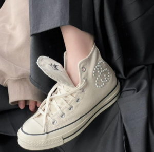 Giay Converse Chuck Taylor All-Star 70 Hi 'Stussy Fossil Pearl' A02051C