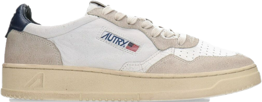 Giay Autry Medalist Low 'Crack White Blue' AULM-NC08