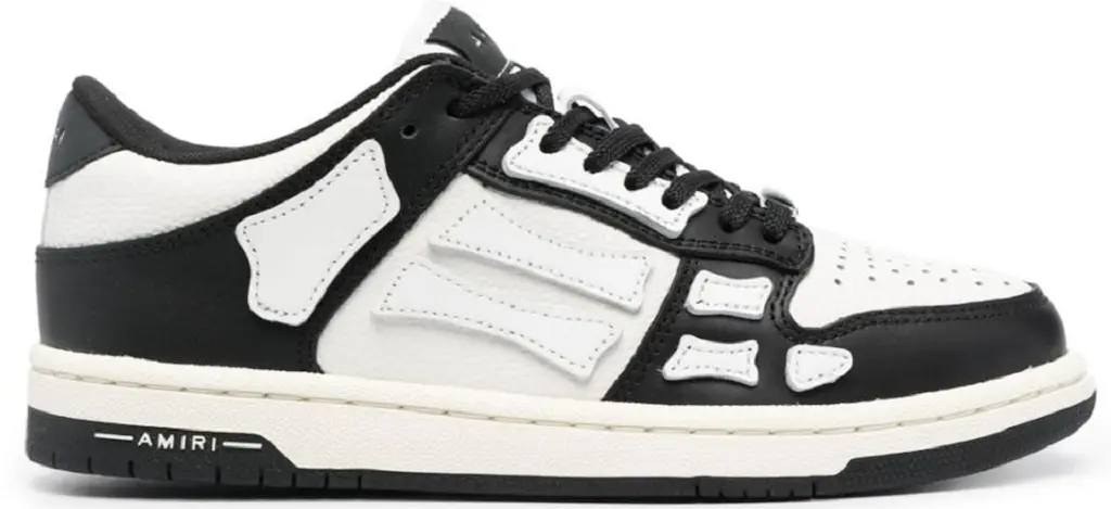 Giay Amiri Skel 'Black White' PXWFS002-004