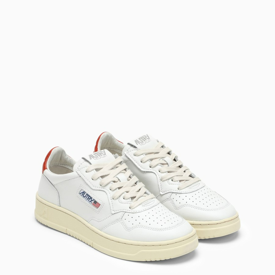 Giay Autry Medalist Low Leather 'White Rust' AULW-LL48
