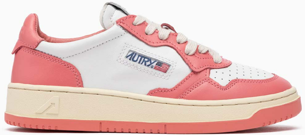 Giay Autry Medalist Low Leather 'White Lobster' AULW-WB22