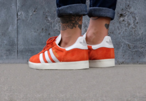 Giay Adidas Gazelle 'Oragne White' S76026