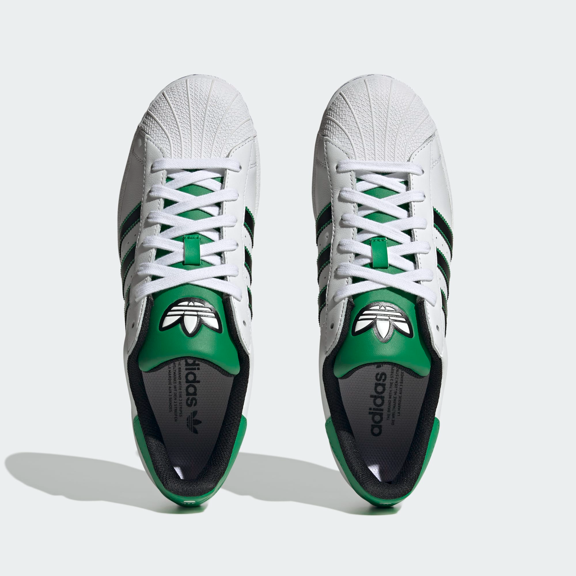Giay Adidas Originals Superstar 'Green White' ID4670