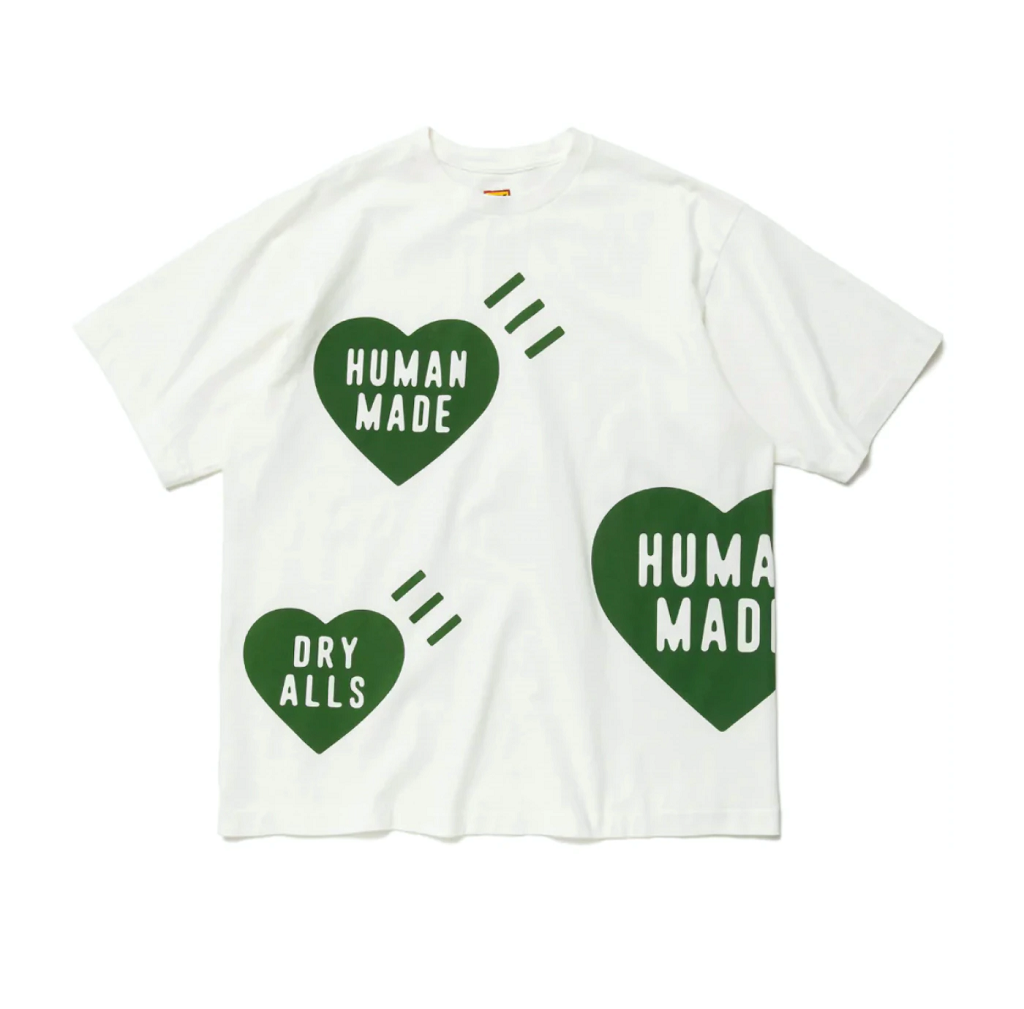 Ao Human Made Big Heart T-Shirt 'Green'