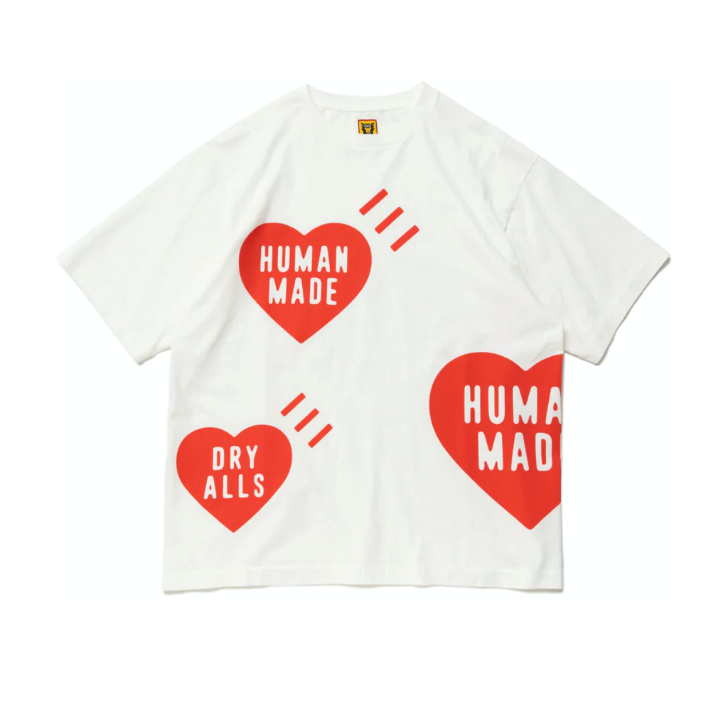 Ao Human Made Big Heart T-Shirt 'Red'