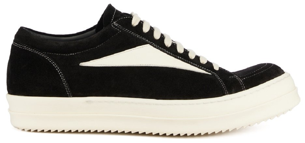 Giay Rick Owens Suede Vintage 'Black Milk White' RU01C4897LVSLPO-911