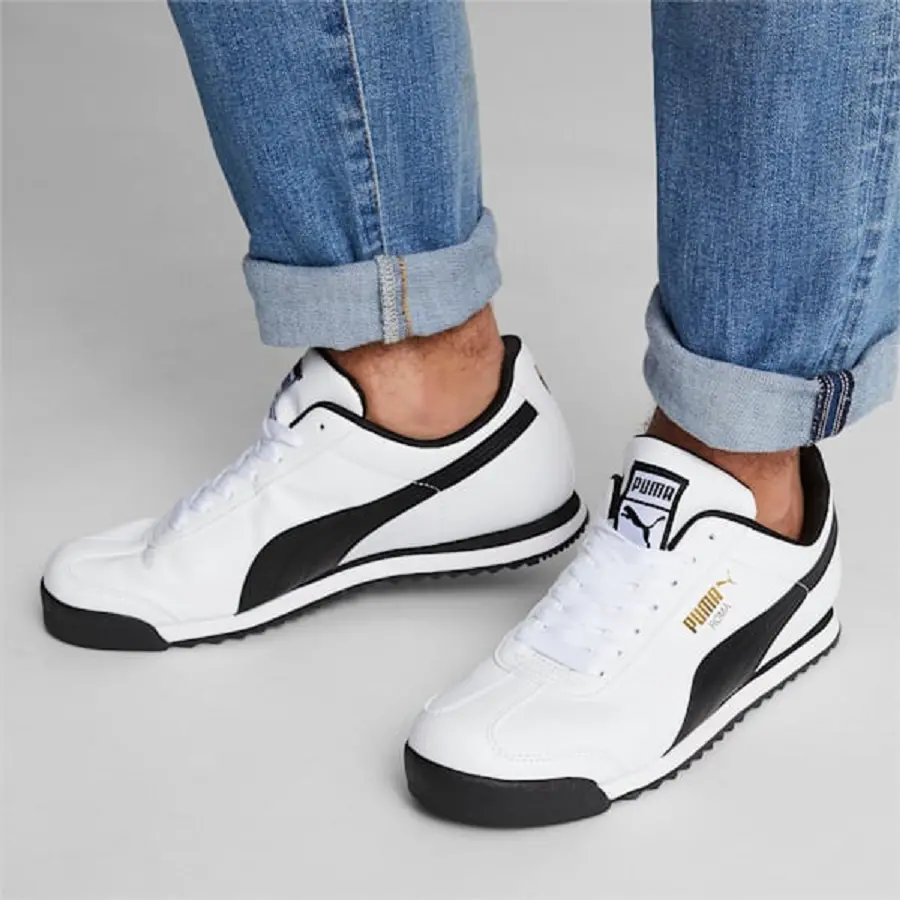 Giay Puma Roma Basic 'White' 353572-04