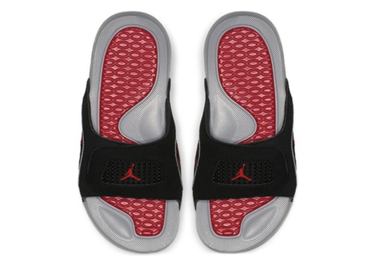 Dep Nike Jordan Hydro 4 Retro Slide GS 'Black Grey' 532226-006