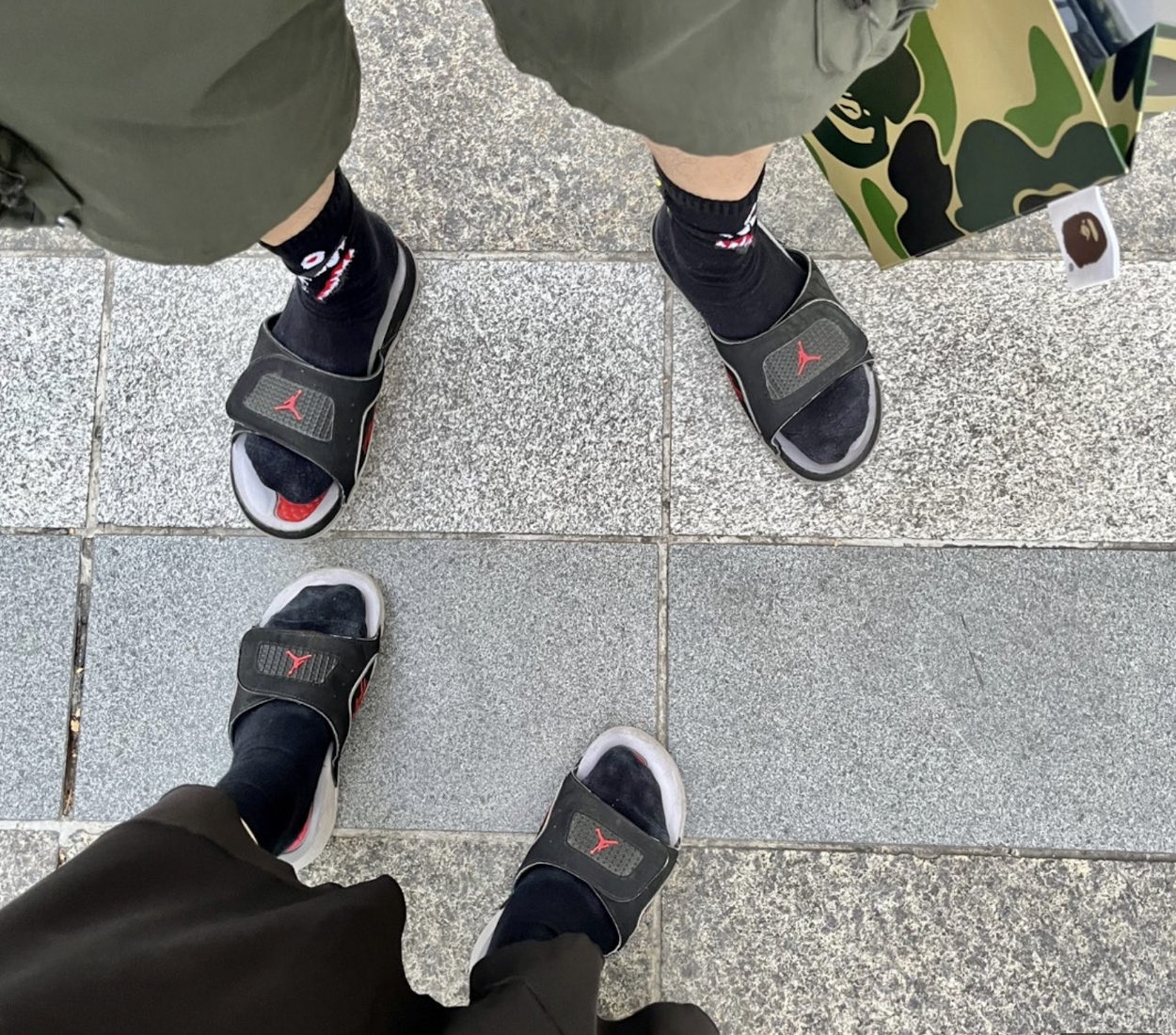 Dep Nike Jordan Hydro 4 Retro Slide GS 'Black Grey' 532226-006